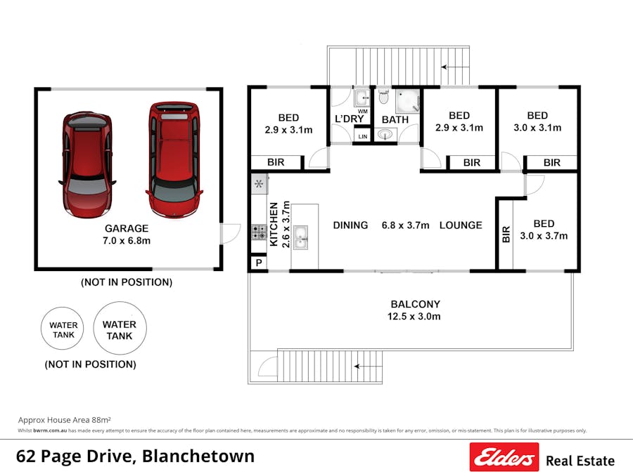 62 Page Drive, Blanchetown, SA, 5357 - Floorplan 1