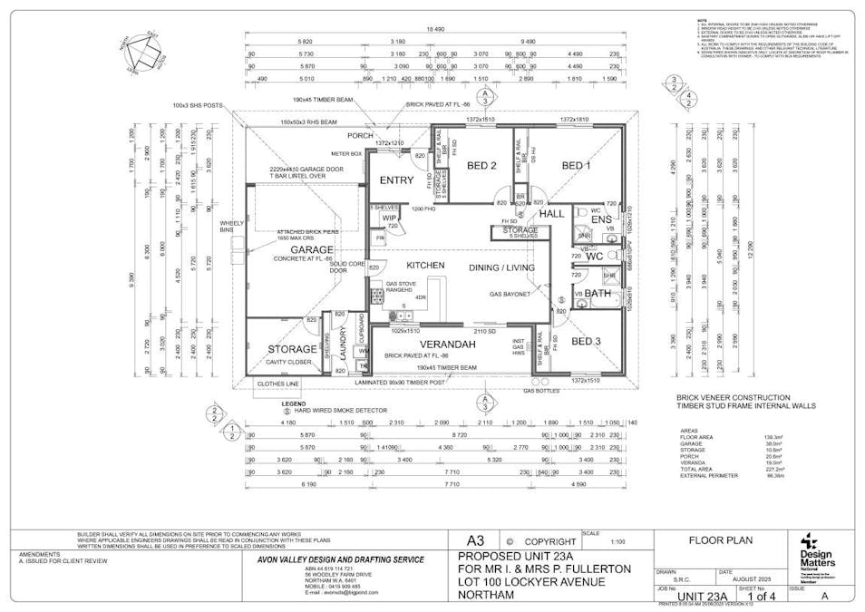 23A Lockyer Avenue, Northam, WA, 6401 - Floorplan 1