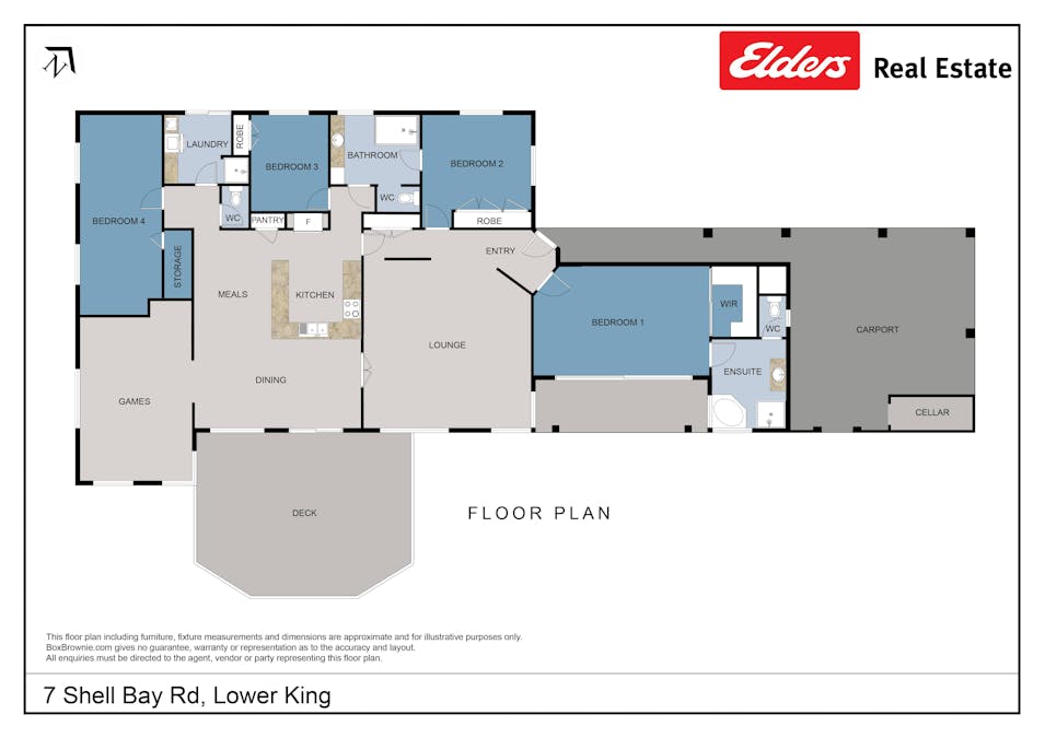 7 Shell Bay Road, Lower King, WA, 6330 - Floorplan 1