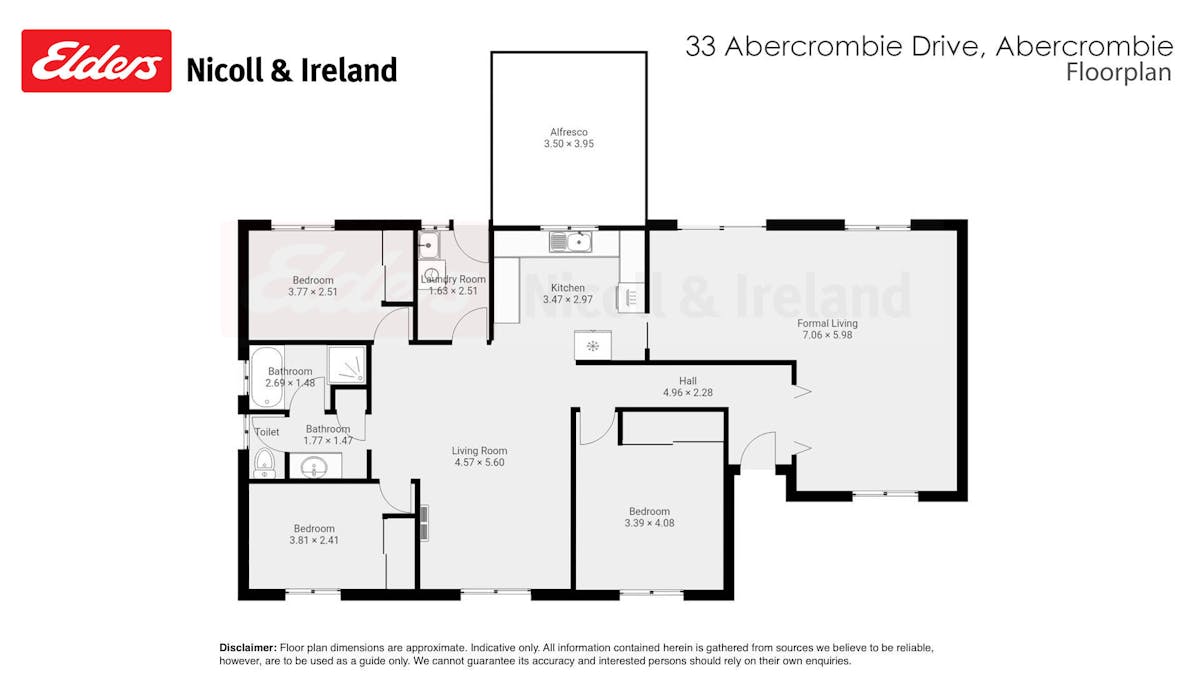 33 Abercrombie Drive, Bathurst, NSW, 2795 - Floorplan 1