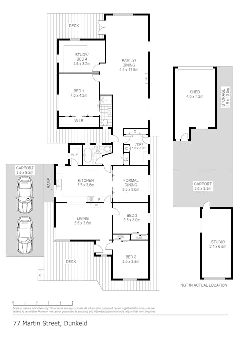 77 Martin Street, Dunkeld, VIC, 3294 - Floorplan 1