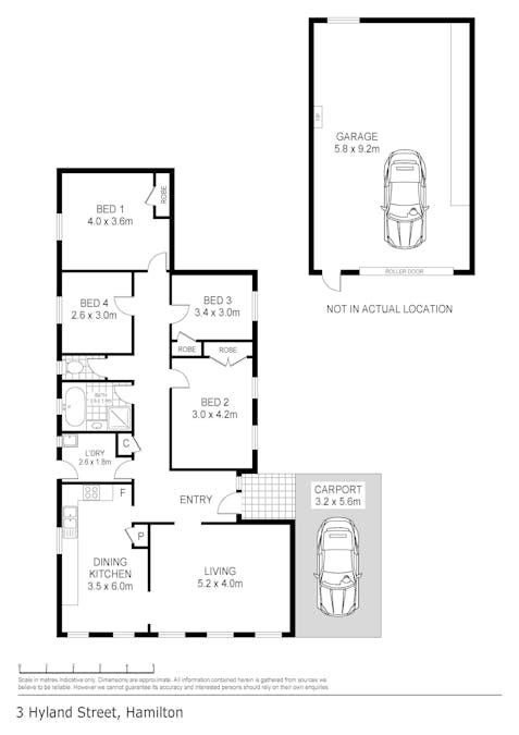 3 Hyland Street, Hamilton, VIC, 3300 - Floorplan 1