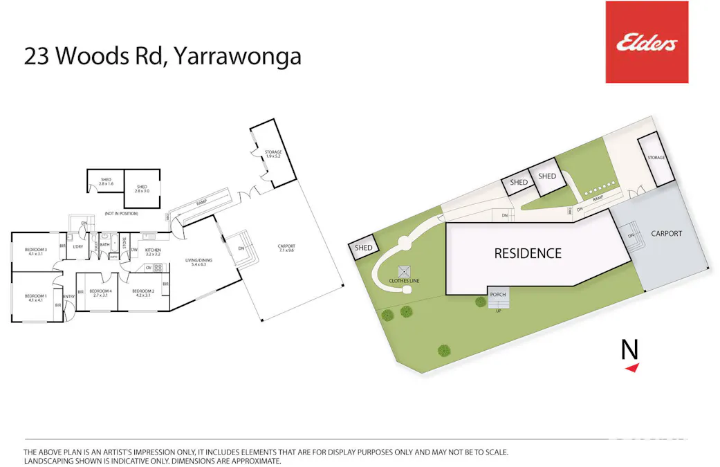 23 Woods Road, Yarrawonga, VIC, 3730 - Floorplan 1