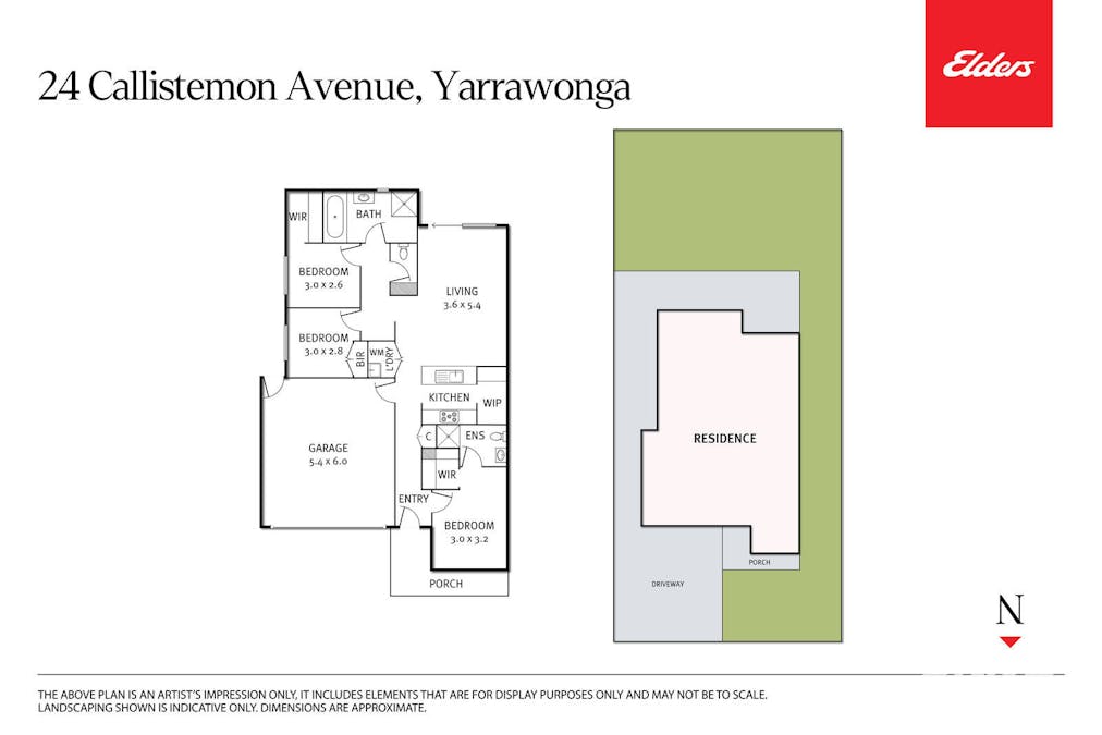 24 Callistemon Avenue, Yarrawonga, VIC, 3730 - Floorplan 1