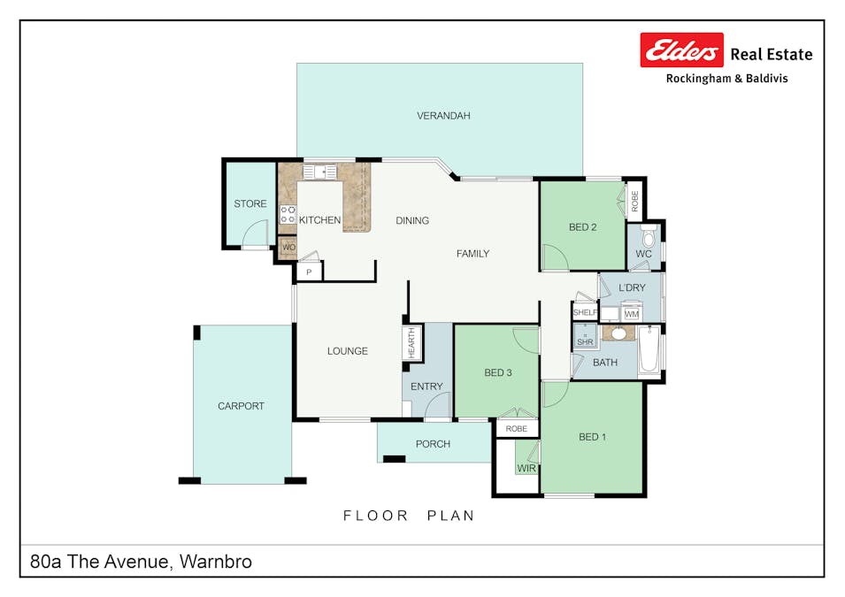 80a The Avenue, Warnbro, WA, 6169 - Floorplan 1