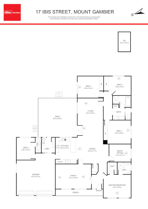 17 Ibis Street, Mount Gambier, SA, 5290 - Floorplan 1