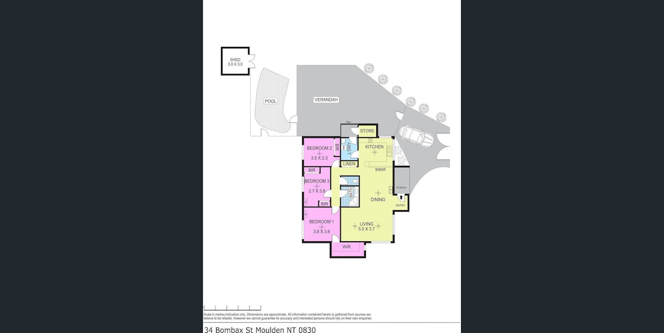 34 Bombax Street, Moulden, NT, 0830 - Floorplan 1