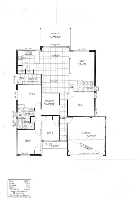 17 Riverside Outlook, Northam, WA, 6401 - Floorplan 1