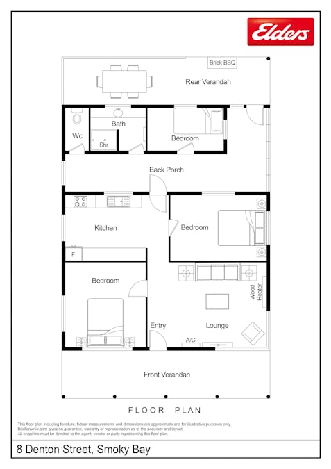 8 Denton Street, Smoky Bay, SA, 5680 - Floorplan 1