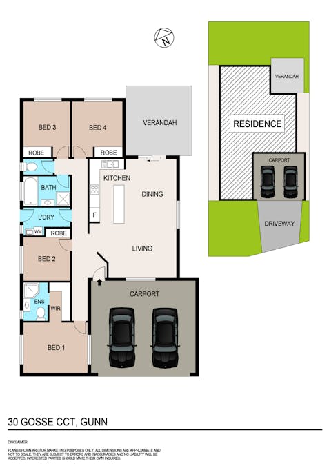30 Gosse Circuit, Gunn, NT, 0832 - Floorplan 1