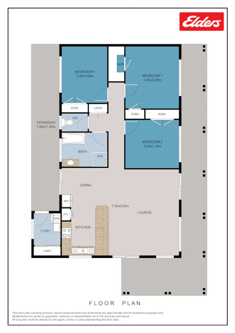 136 Bilamurru Road, Mendooran, NSW, 2842 - Floorplan 1