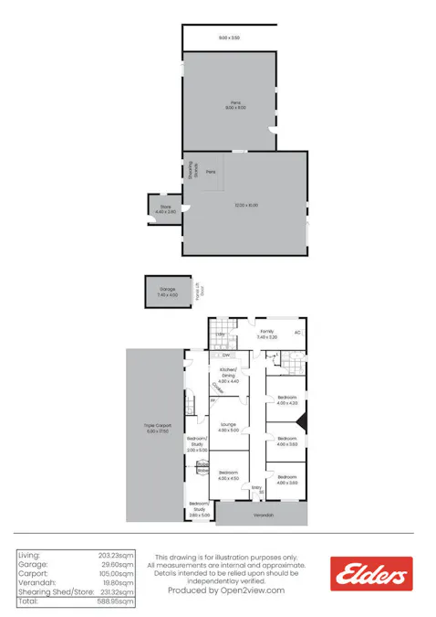 7621 Goyder Highway, Burra, SA, 5417 - Floorplan 2