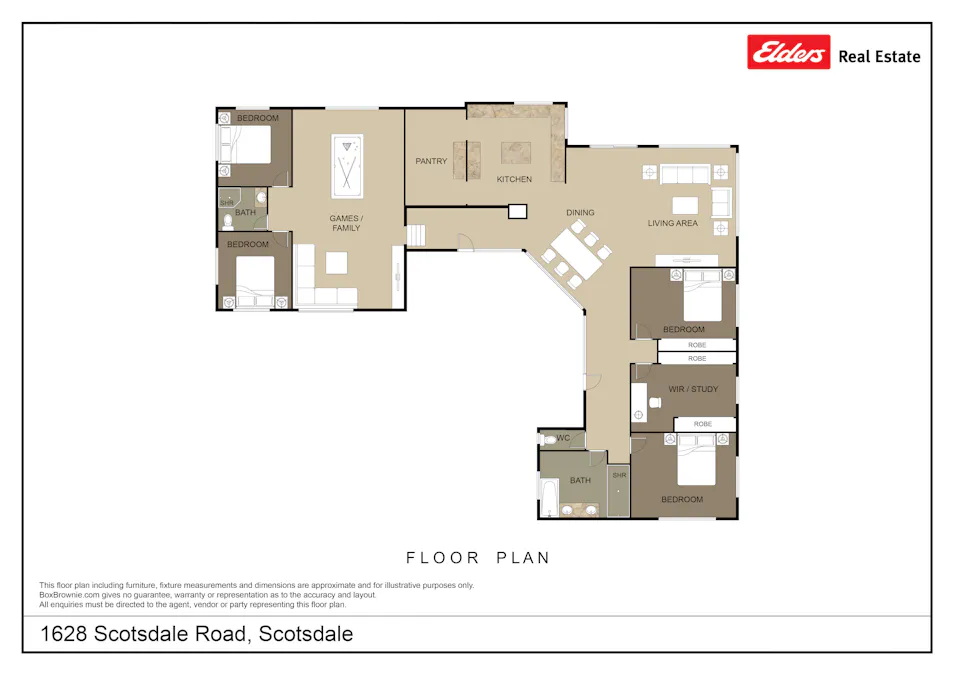 1628 Scotsdale Road, Scotsdale, WA, 6333 - Floorplan 1
