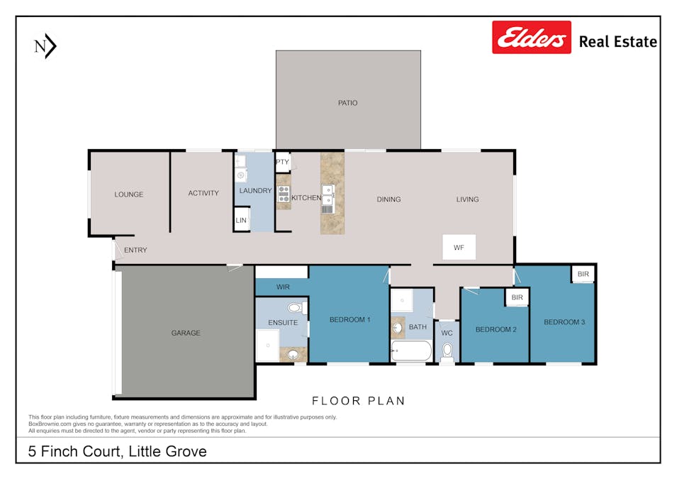 5 Finch Court, Little Grove, WA, 6330 - Floorplan 1