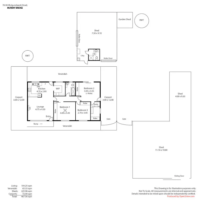 78-80 Mulgundawah Road, Murray Bridge, SA, 5253 - Floorplan 1