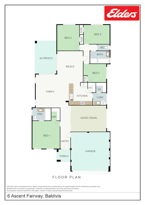 6 Ascent Fairway, Baldivis, WA, 6171 - Floorplan 1