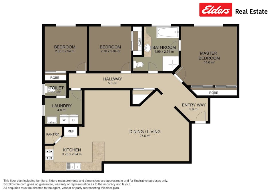 4/16 Bathurst Street, Mira Mar, WA, 6330 - Floorplan 1