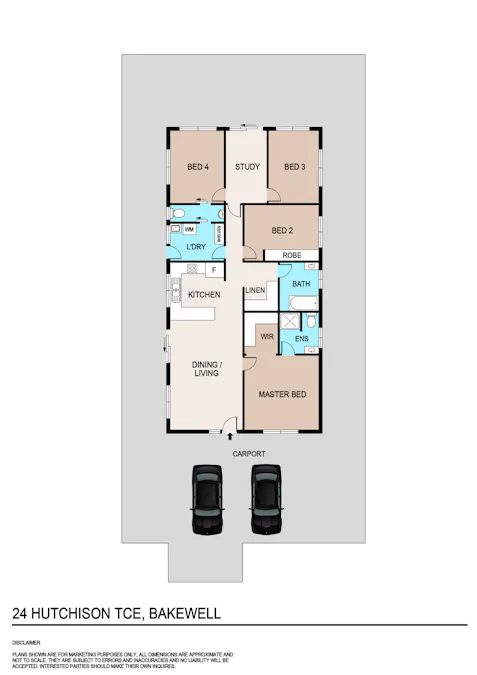 24 Hutchison Terrace, Bakewell, NT, 0832 - Floorplan 1