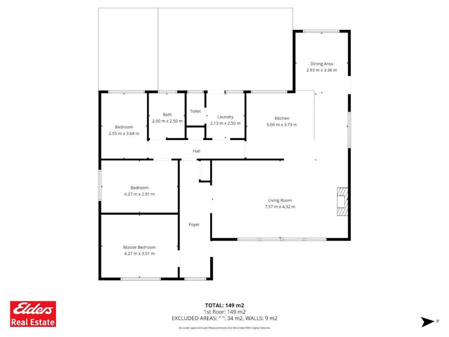 30 East Terrace, Cleve, SA, 5640 - Floorplan 1