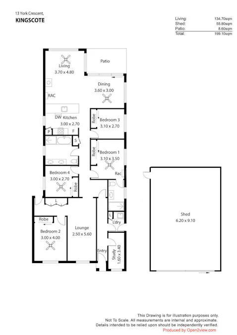 13  York Crescent, Kingscote, SA, 5223 - Floorplan 1