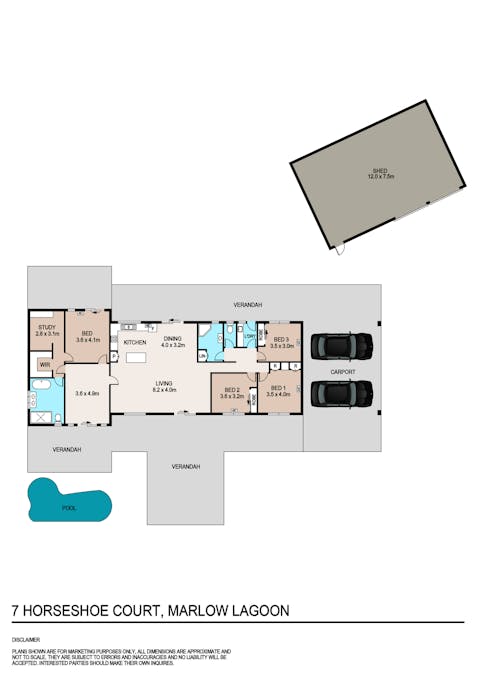 7 Horseshoe Court, Marlow Lagoon, NT, 0830 - Floorplan 1