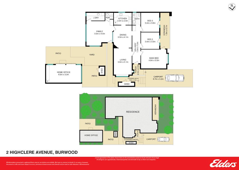 2 Highclere Avenue, Burwood, NSW, 2134 - Floorplan 1