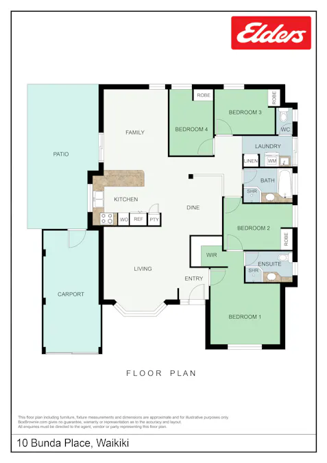 10 Bunda Place, Waikiki, WA, 6169 - Floorplan 1