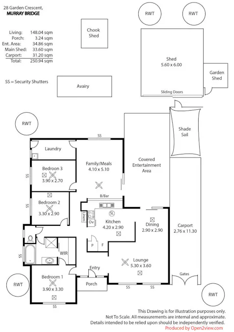 28 Garden Crescent, Murray Bridge, SA, 5253 - Floorplan 1