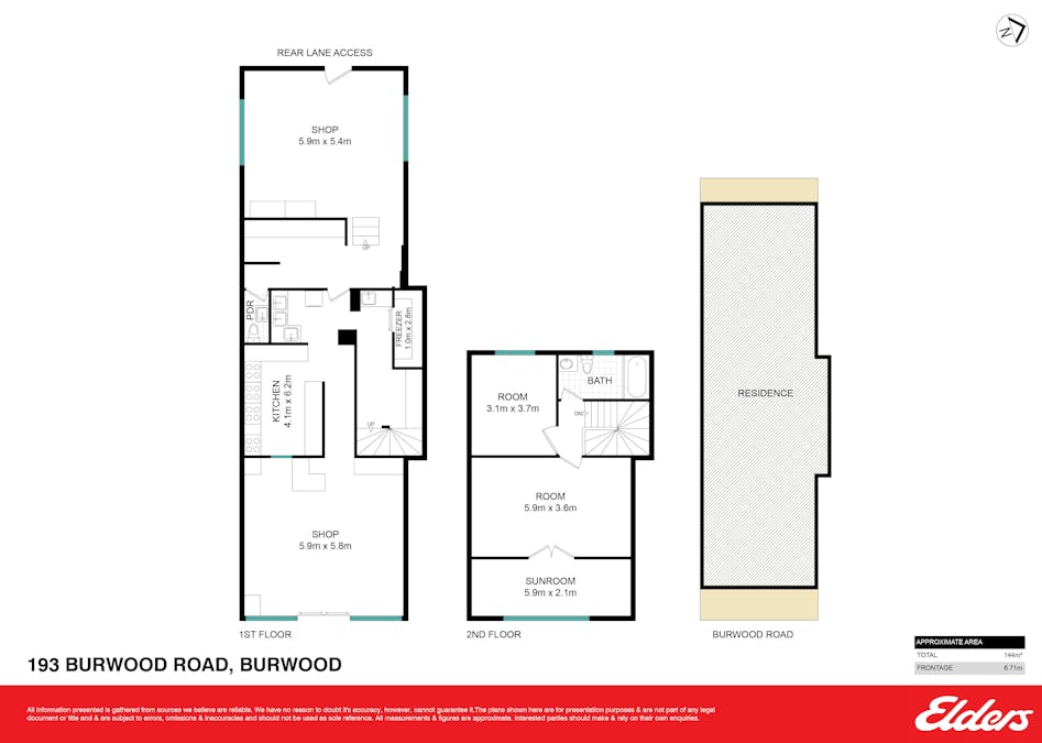 193 Burwood Road, Burwood, NSW, 2134 - Floorplan 1