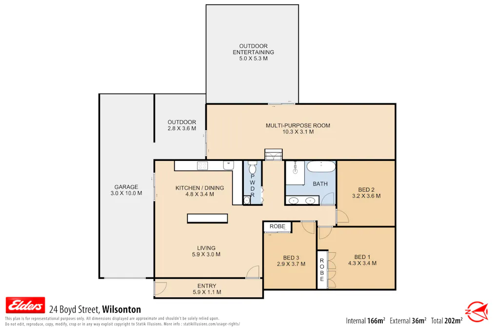 24 Boyd Street, Wilsonton, QLD, 4350 - Floorplan 1