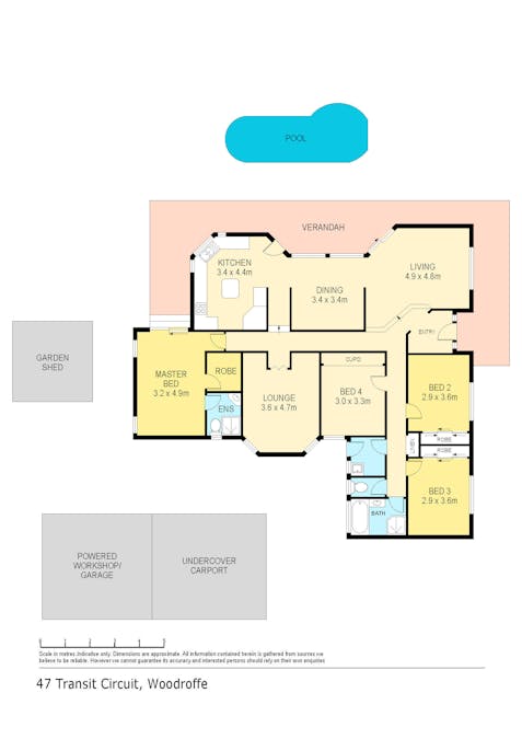 47 Transit Circuit, Woodroffe, NT, 0830 - Floorplan 1