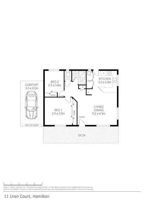 1-4/11 Uren Court, Hamilton, VIC, 3300 - Floorplan 1