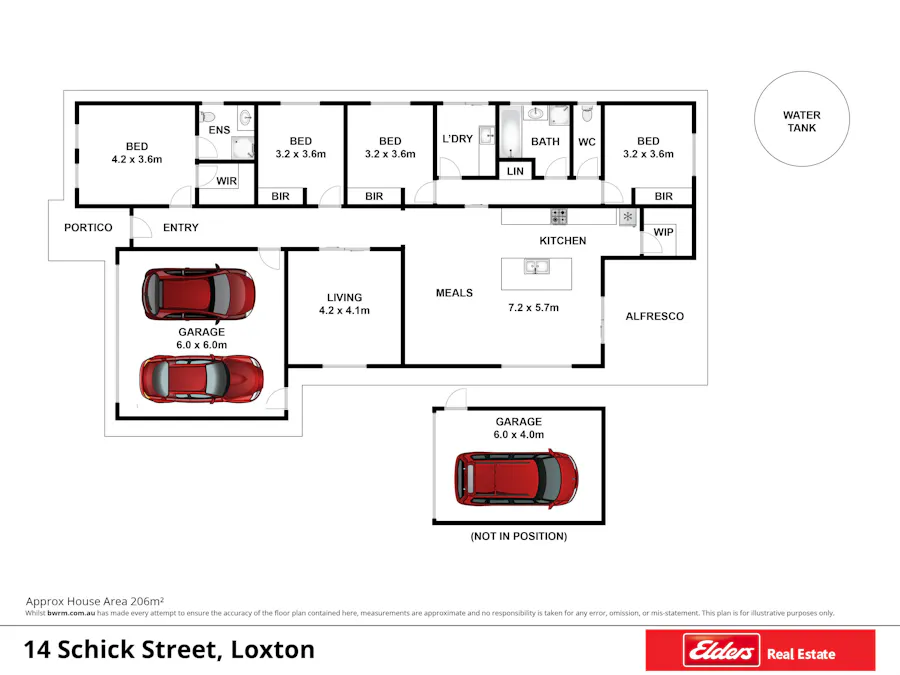 14 Schick Street, Loxton, SA, 5333 - Floorplan 1