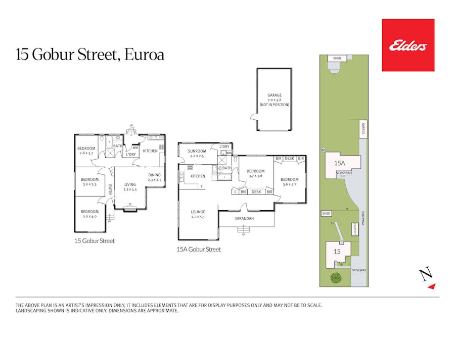 15 & 15A Gobur Street, Euroa, VIC, 3666 - Floorplan 1
