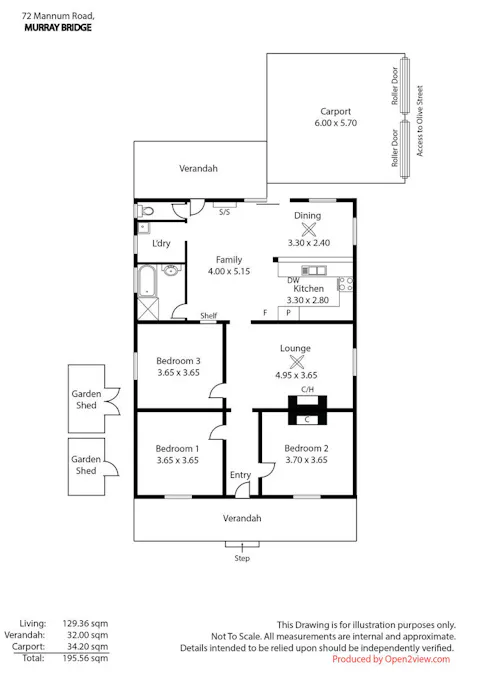 72 Mannum Road, Murray Bridge, SA, 5253 - Floorplan 1