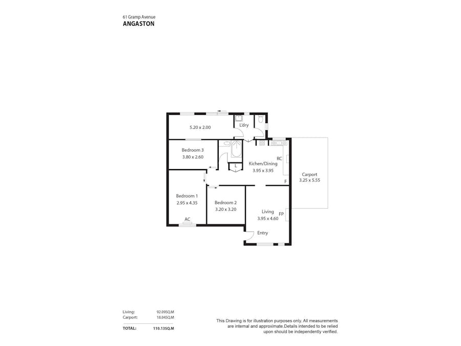 61 Gramp Avenue, Angaston, SA, 5353 - Floorplan 1