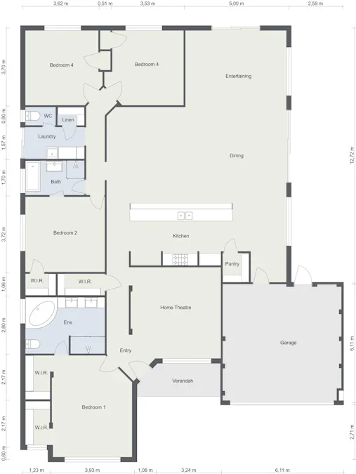 46 Jupiter Drive, Australind, WA, 6233 - Floorplan 1