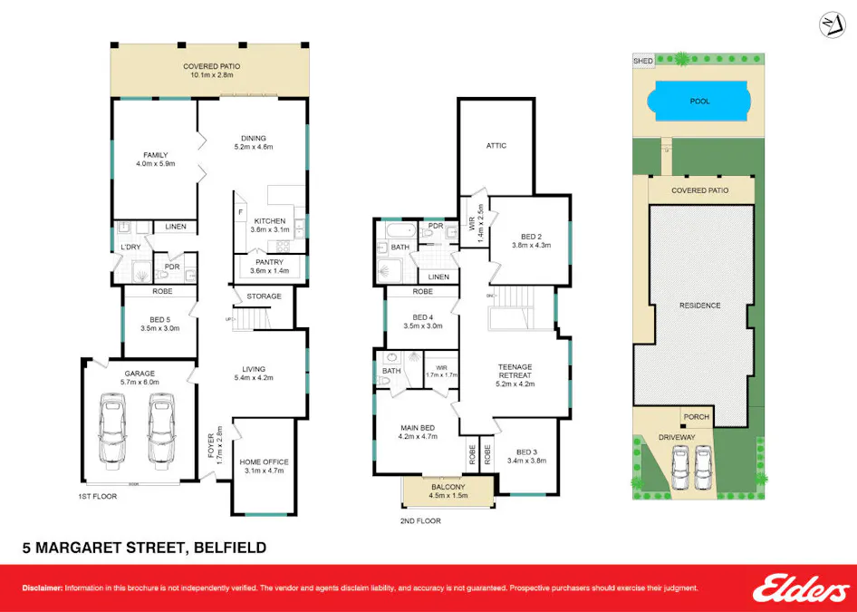 5 Margaret Street, Belfield, NSW, 2191 - Floorplan 1