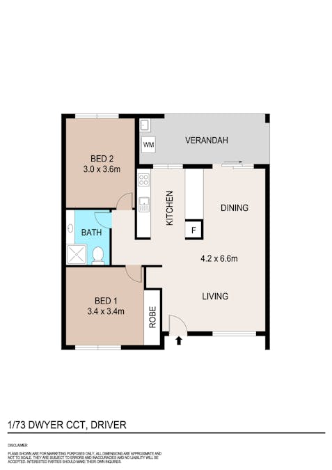 1/73 Dwyer Circuit, Driver, NT, 0830 - Floorplan 1