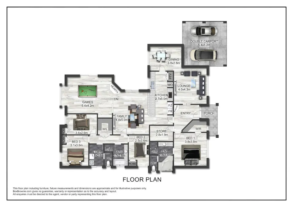 26 Baltic Mews, Waikiki, WA, 6169 - Floorplan 1
