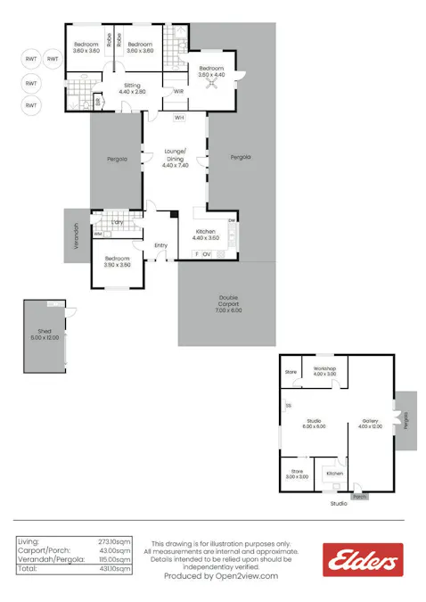 30 Gillentown Road, Gillentown, SA, 5453 - Floorplan 1
