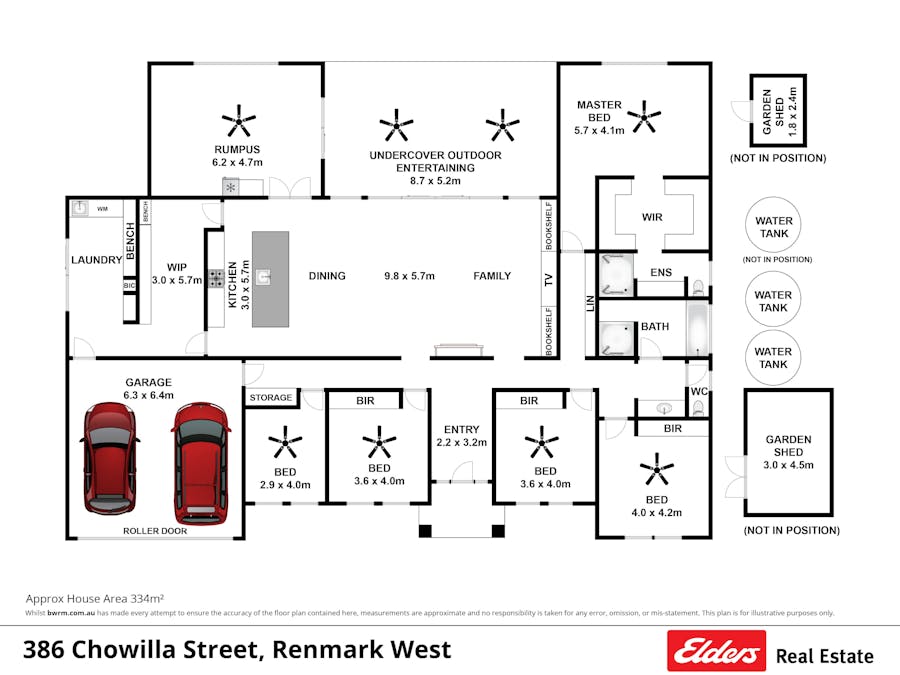 386 Chowilla Street, Renmark, SA, 5341 - Floorplan 1