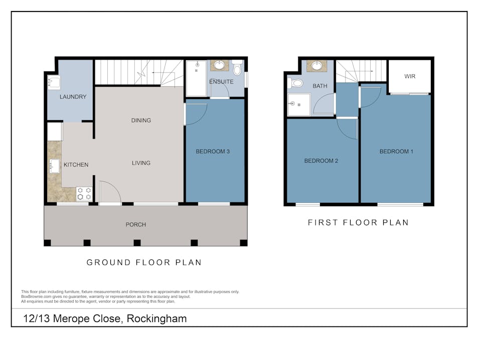 12/13 Merope Close, Rockingham, WA, 6168 - Floorplan 1