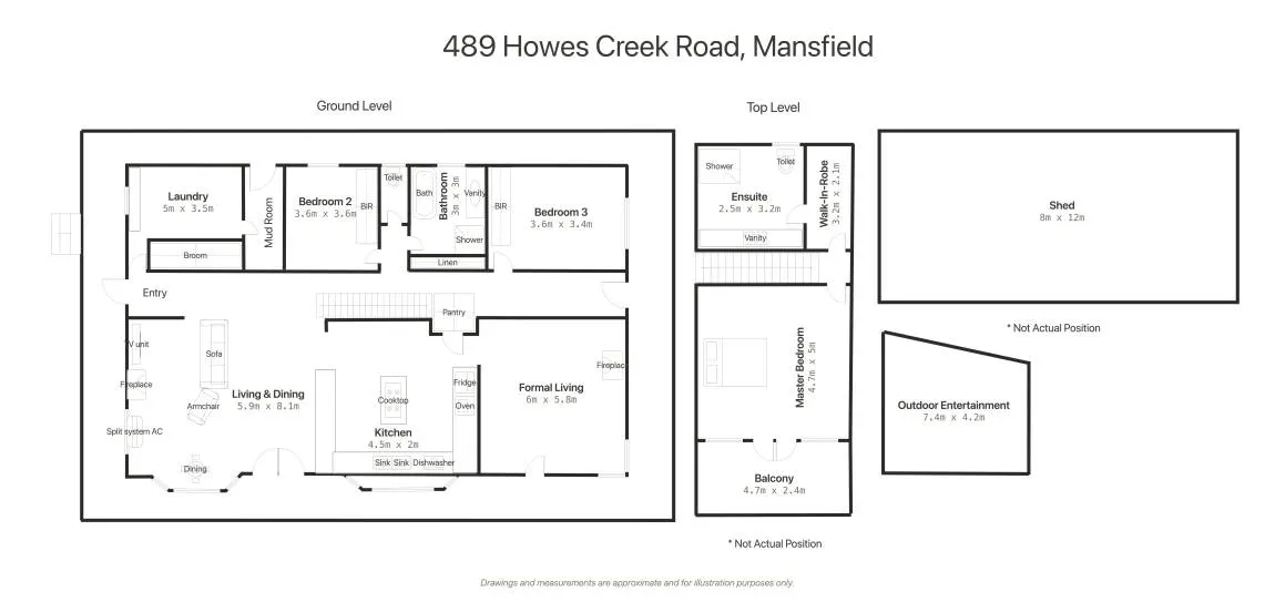 489 Howes Creek Road, Mansfield, VIC, 3722 - Floorplan 1