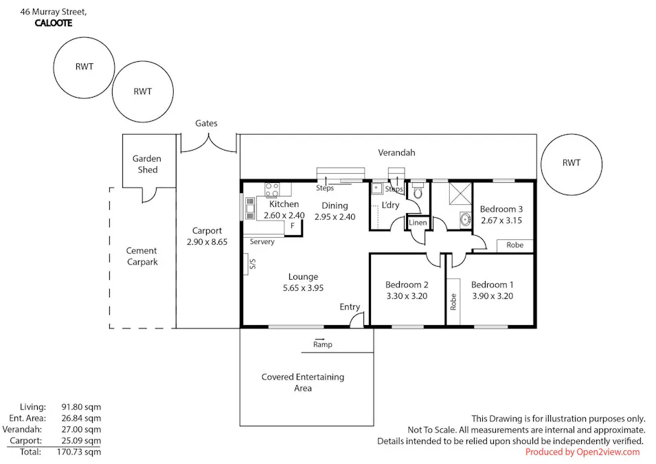 46 Murray Street, Caloote, SA, 5254 - Floorplan 1