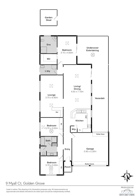 9 Myall Court, Golden Grove, SA, 5125 - Floorplan 1
