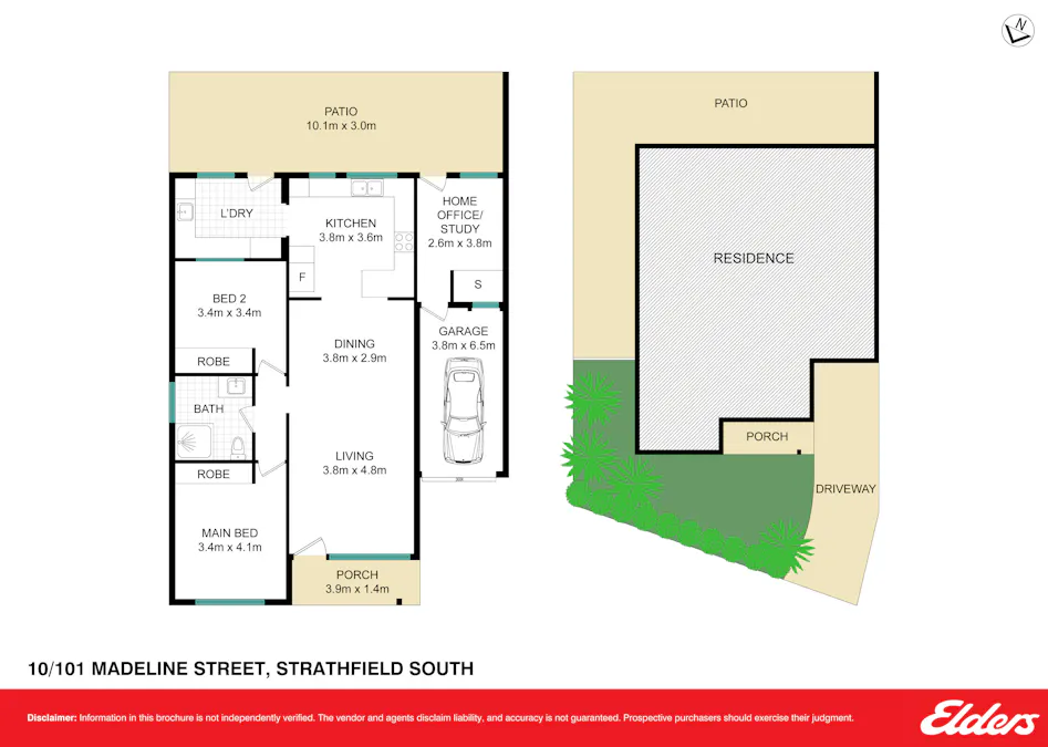 10/101 Madeline Street, Strathfield South, NSW, 2136 - Floorplan 1
