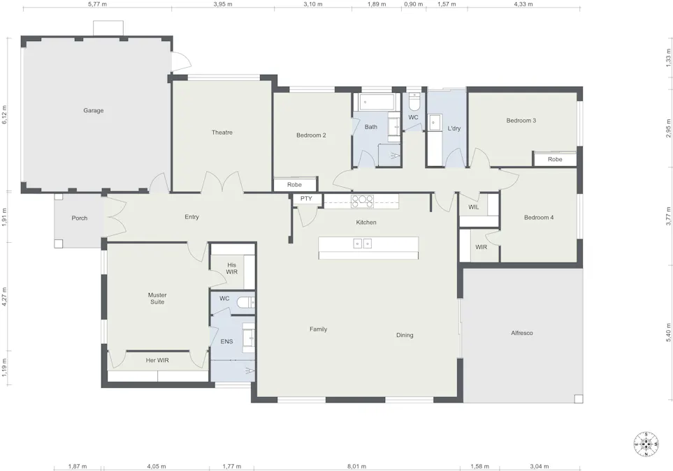 8  Harrison Way, Waroona, WA, 6215 - Floorplan 1