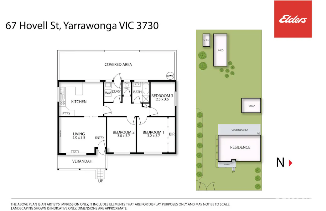 67 Hovell Street, Yarrawonga, VIC, 3730 - Floorplan 1