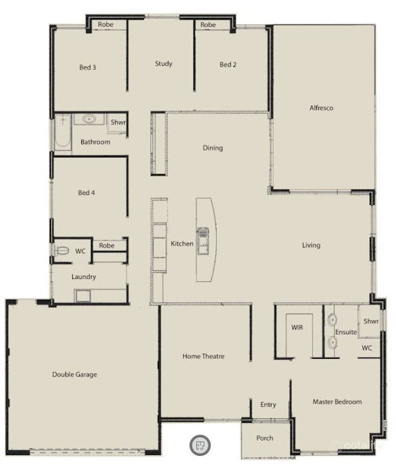 7 Gables Green, Meadow Springs, WA, 6210 - Floorplan 1